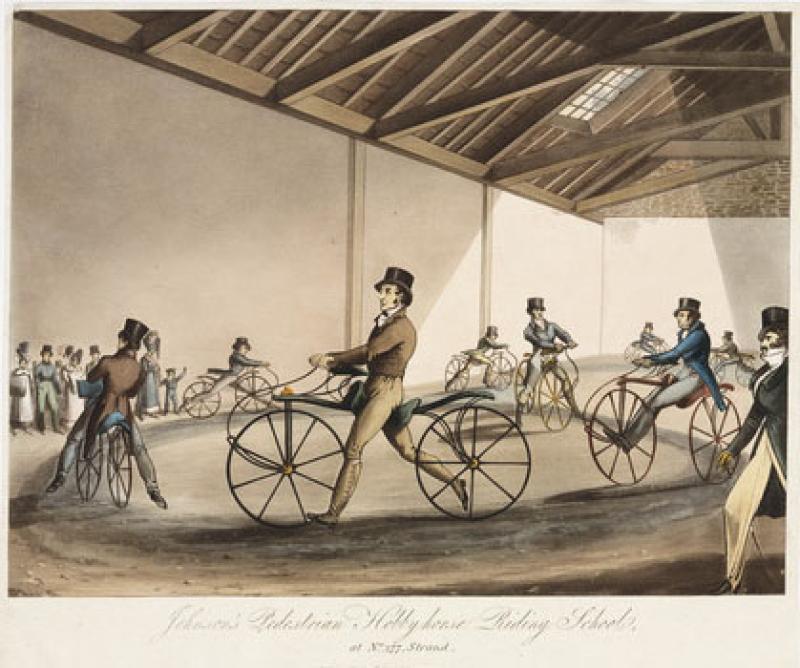 Johnson's Pedestrian Hobby Horse Riding School, 1819