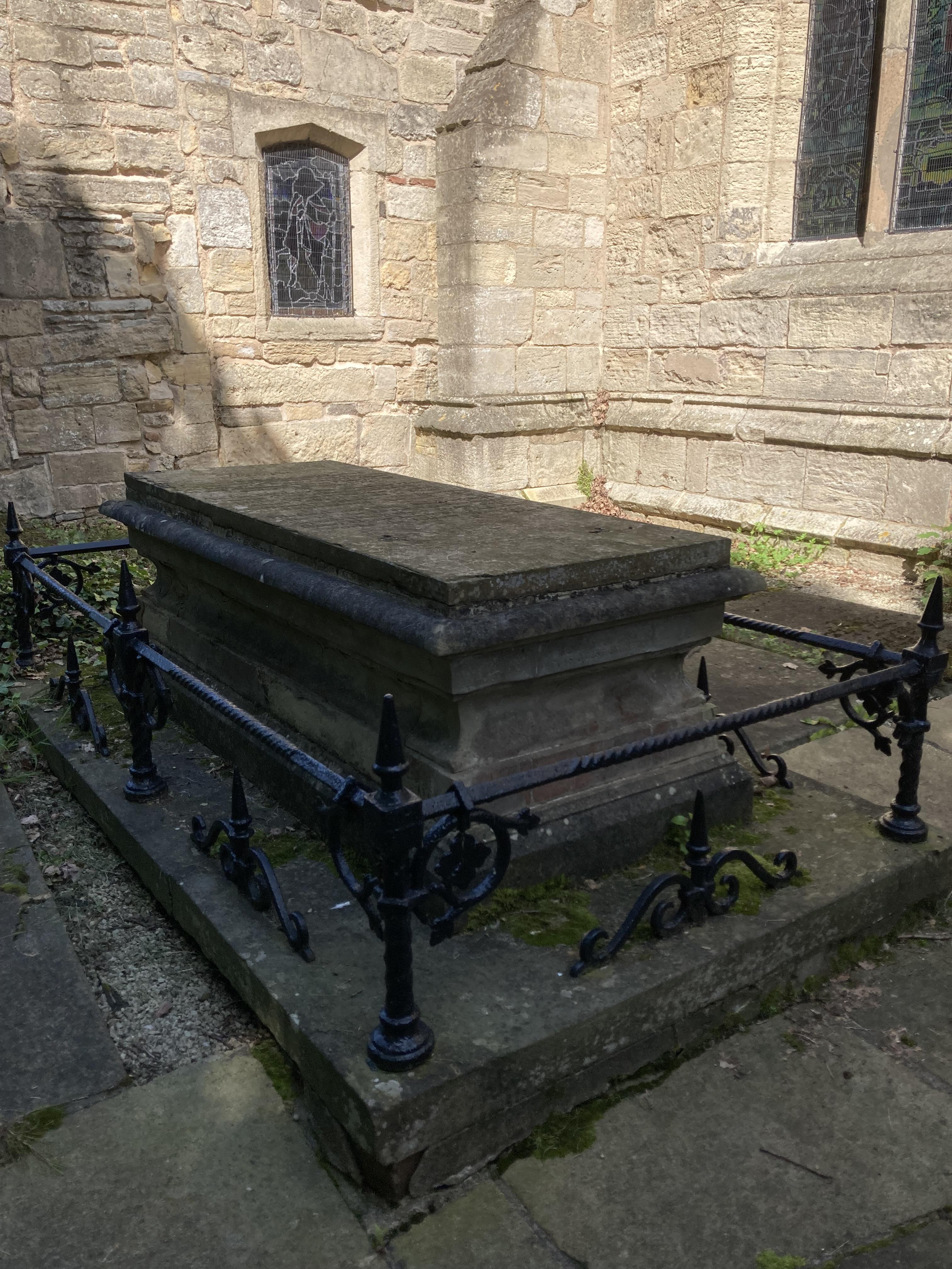 Reverend Samuel Wesley's grave.