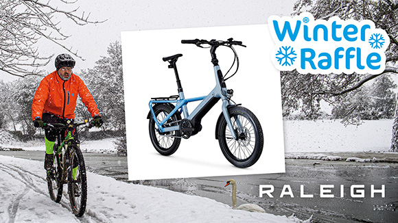 1 x Raleigh Modum Electric Bike (blue) worth £3,399