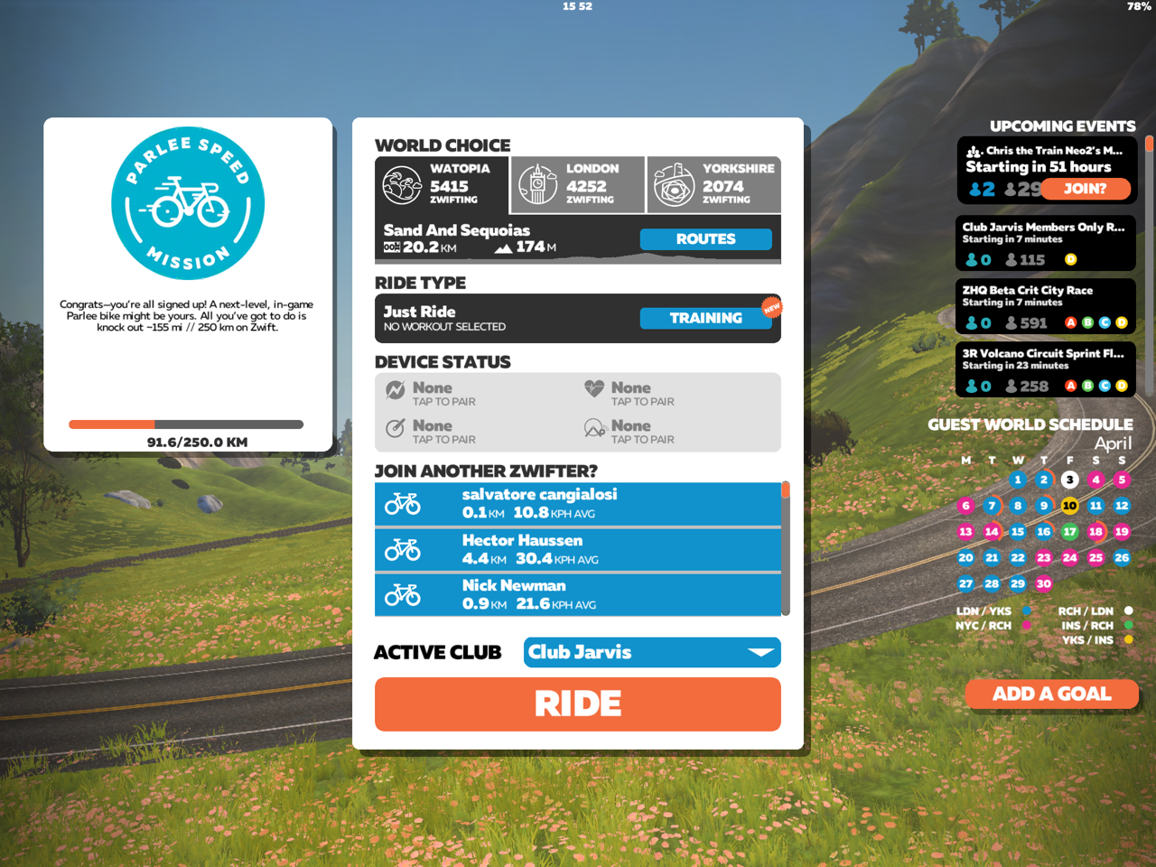 fastest zwift mountain bike