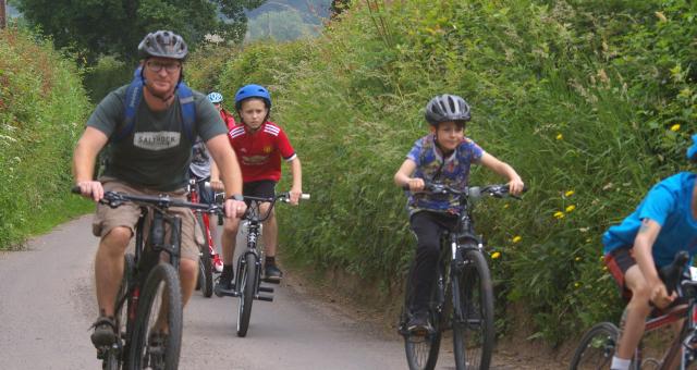 Family Fun Cycle Ride Kingston St Mary, Somerset