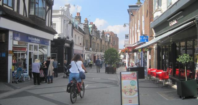 A street in Horsham