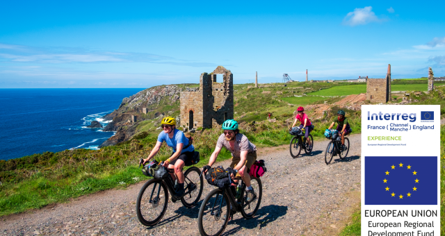Bikepackers enjoy the dramatic landscapes of historic Cornwall