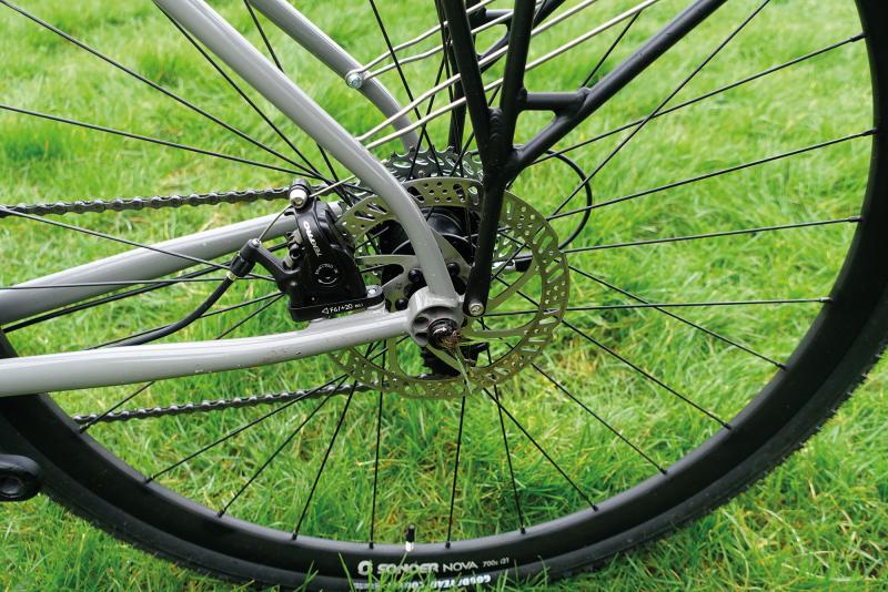 Close up of Sonder bike rear disc