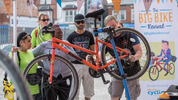 The Big Bike Revival knees-up began in Birmingham