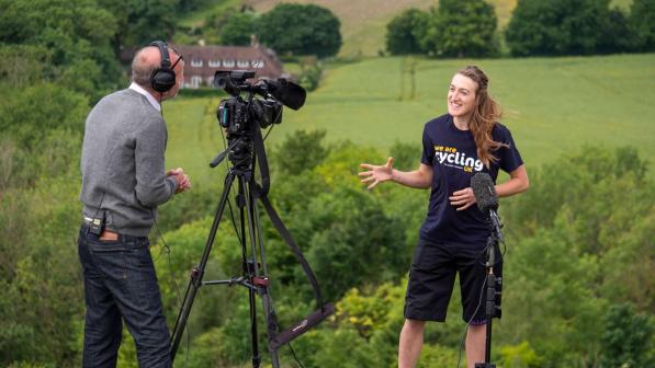 A TV interview about the Cantii Way